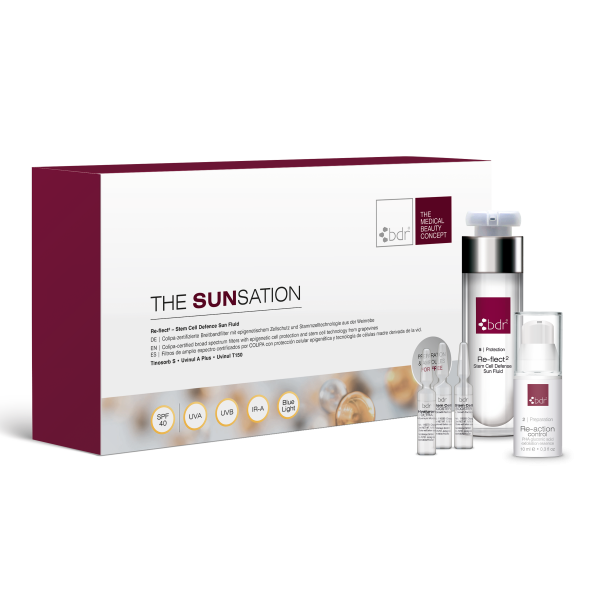 SUNSATION – Schutz, Feuchtigkeit & Glow in einer Box